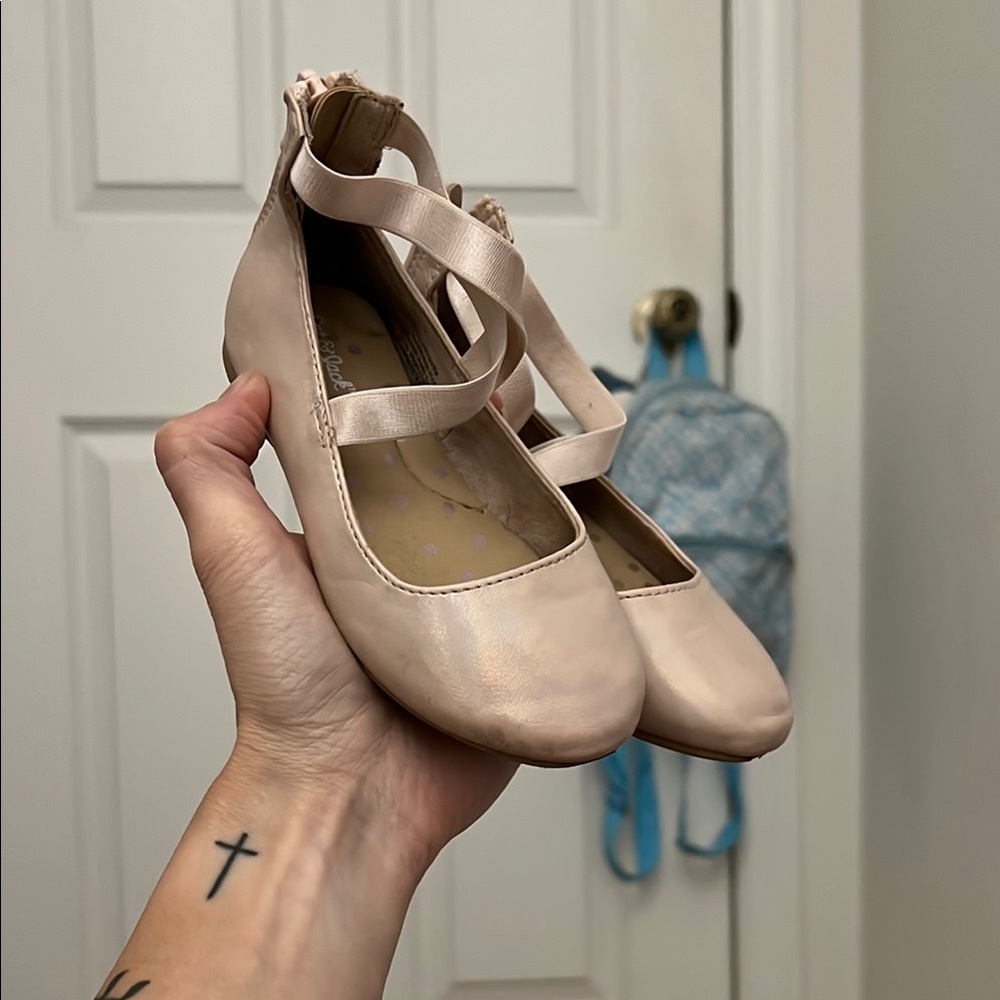 Kids Cat & Jack Pink Kids Ballet Flats Size 8